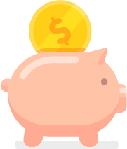 Piggy bank icon